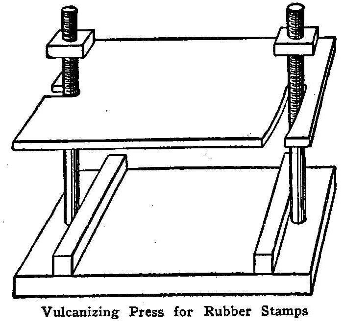 Vulcanizing Press for Rubber Stamps 