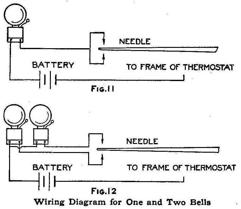 Wiring Diagram for One and Two Bells 