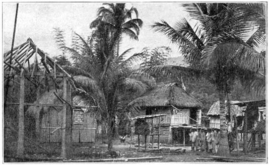 Section of a Tinguian village
