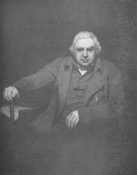 SIR JOSEPH BANKS. From a picture by Thomas Phillips, R.A.,
in the National Portrait Gallery. To face p. 158.