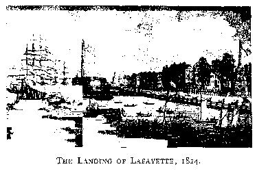 THE LANDING OF LAFAYETTE, 1824