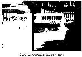 COPY OF COOPER'S GARDEN SEAT