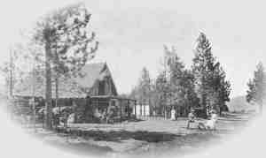 'E. S. Brown Cottage, Al Tahoe, on Lake Tahoe