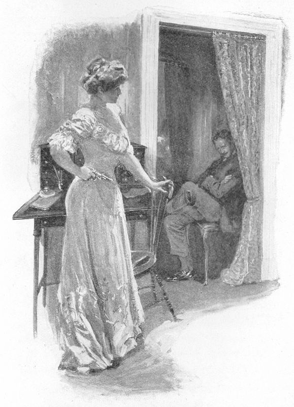 "'This is atrocious,' she murmured, halting to confront
him."