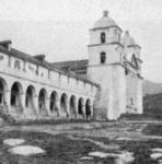 SANTA BARBARA MISSION. Founded 1786.