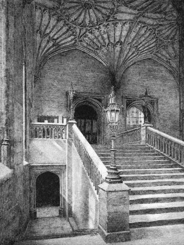 Plate XVIII. Christ Church : The Hall Staircase
