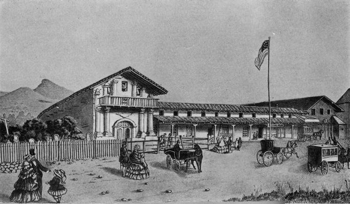 Life at the Mission of Dolores, 1855