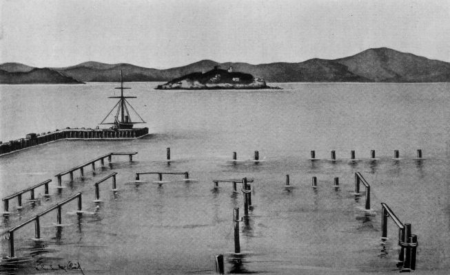 Meigg's Wharf in 1856