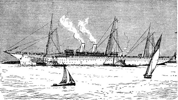 THE NEW BRITISH PACIFIC LINE EMPRESS OF INDIA.