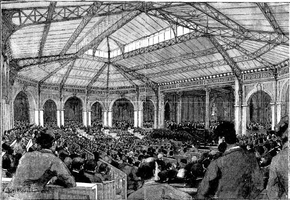 NEW LABOR EXCHANGE&mdash;HALL FOR MEETINGS.