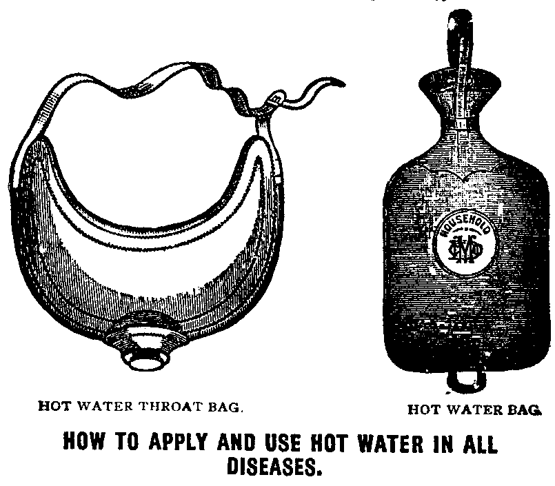 Hot Water Throat Bag and Hot Water Bag