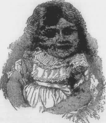 Line Drawing of a Young Child