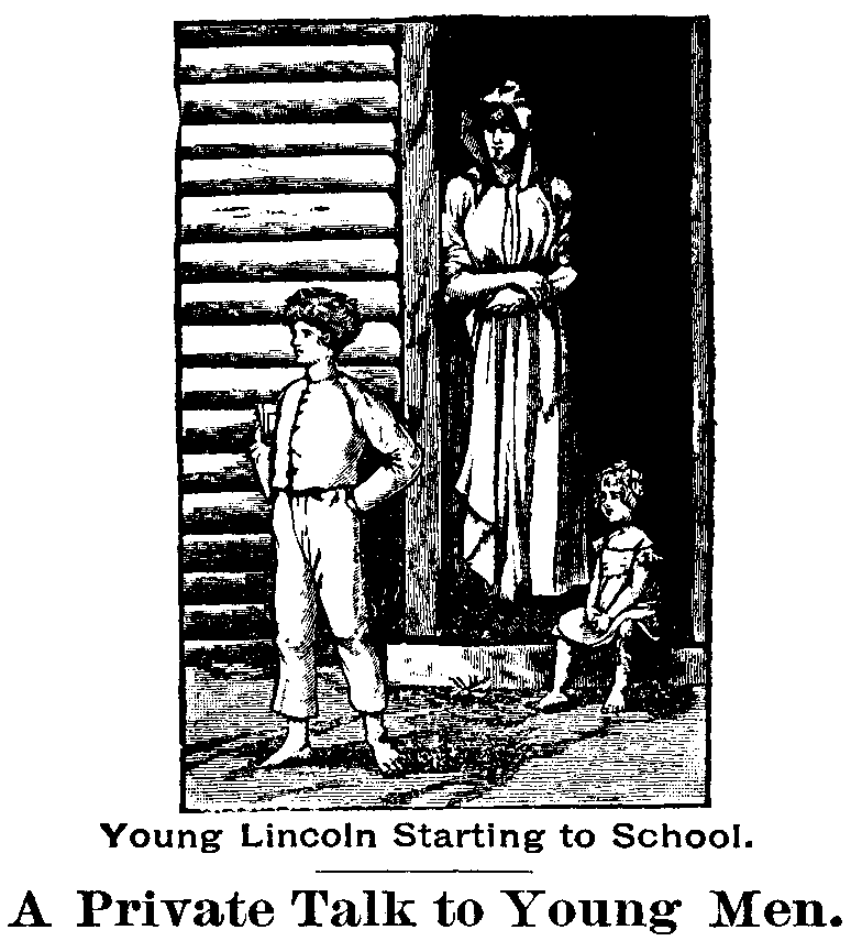 Young Lincoln Starting to School
