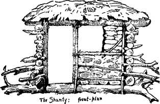 The Shanty: front-plan