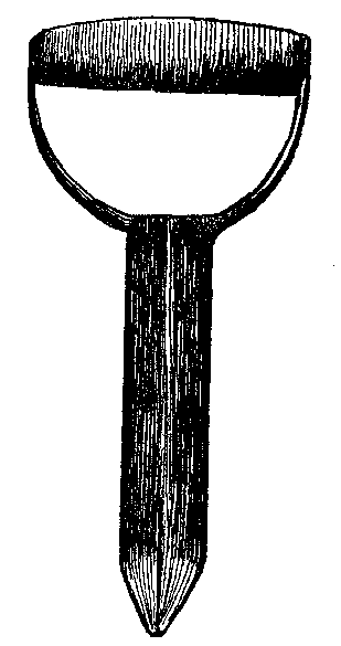 A sturdy dibber. This needs no directions for the making.
The cut tells the story.