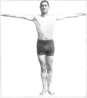 FIG. 12.—"GRIND," SHOWING HOW THE PALMS OF HANDS ARE
TURNED UP IN THIS EXERCISE