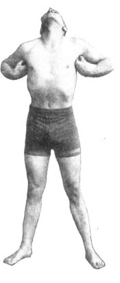 FIG. 15.—"CURL" POSITION. EXCELLENT DEMONSTRATION EXCEPT
THAT THE ELBOWS SHOULD BE THROWN BACK