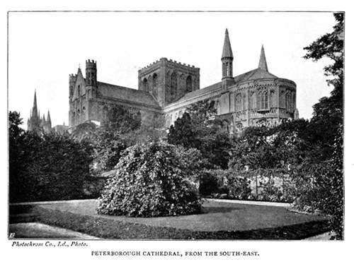 Peterborough Cathedral, From The South-east.