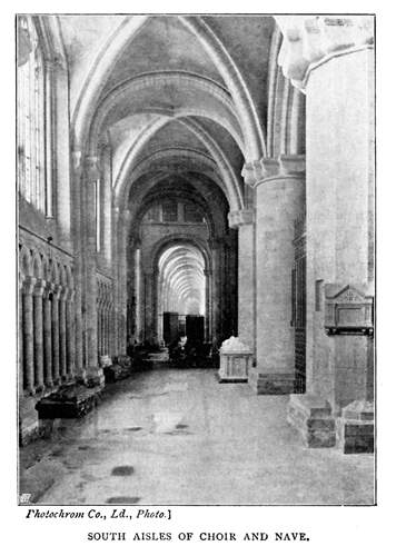 South Aisles of Choir and Nave.