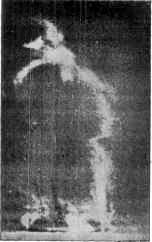 Eruptive prominence at 10.58 A.M. Height, 280,800 miles.