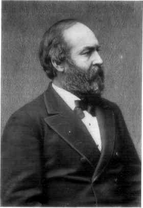 GARFIELD IN 1881, WHILE PRESIDENT. AGE 49.