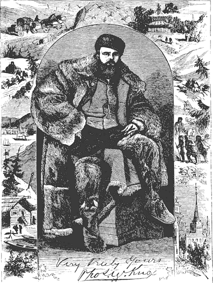 FRONTISPIECE, THE AUTHOR IN SIBERIAN COSTUME