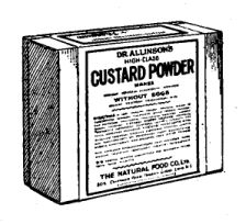 Allinson Custard Powder