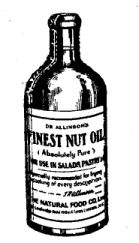 DR. ALLINSON'S FINEST NUT OIL (Absolutely Pure)