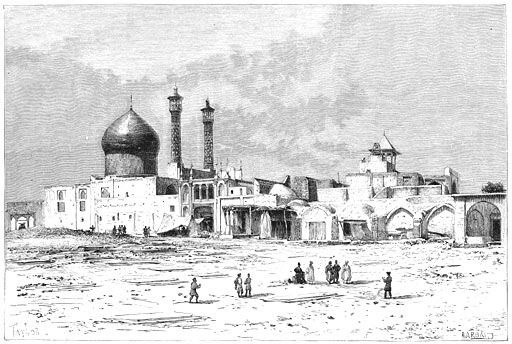 Het mausoleum van Fatma te Koem. (Blz. 319.)