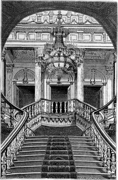 MARBLE STAIRCASE, PALACE OF BESKIK-TASCH.