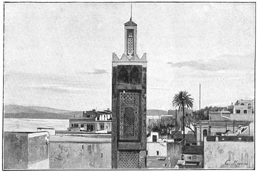 De groote Moskee van Tanger.
