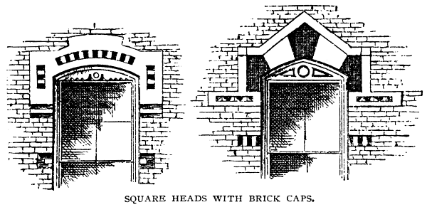 SQUARE HEADS WITH BRICK CAPS.