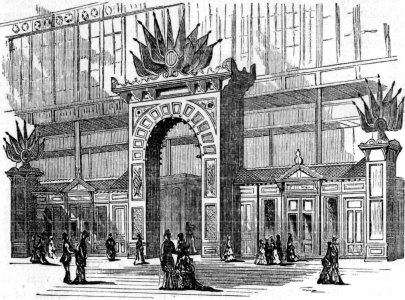 FA&Ccedil;ADE OF THE SWEDISH DIVISION, MAIN BUILDING.