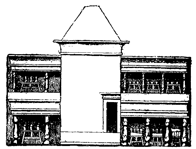 Fig 18.--Frontage of house, second Theban period. 