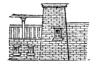 Fig 20.--Central pavilion of house, in form of tower,
second Theban period. 