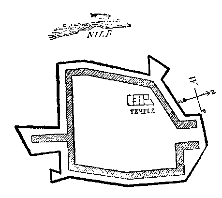 Fig 34.--Plan of fortress of Kùmmeh. 