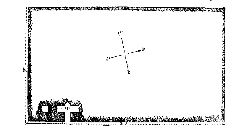 Fig 119.--Plan of chapel in mastaba of Khabiûsokari,
Fourth Dynasty. 