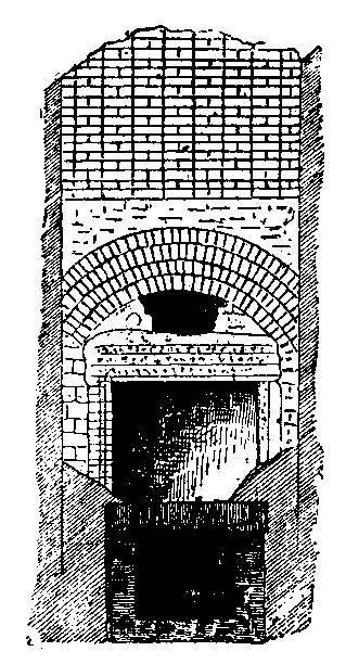 Fig 134.--Section of mastaba, Sakkarah, Sixth Dynasty. 