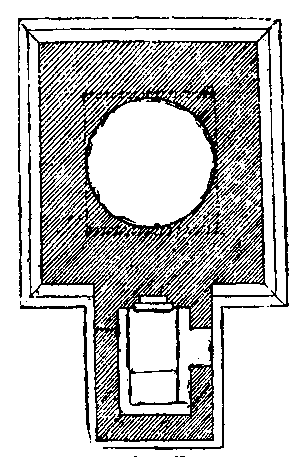 Fig 146.--Plan of tomb, at Abydos. 