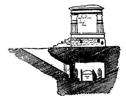 Fig 149.--Section of Apis tomb, <i>tempo</i> Amenhotep III. 