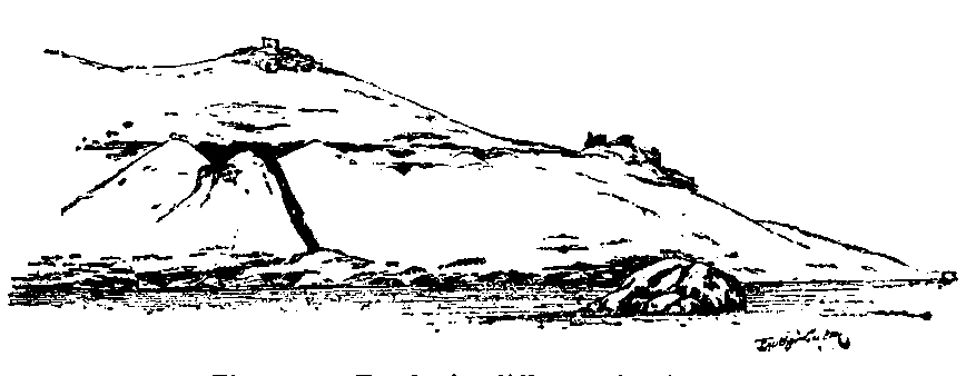 Fig 150.--Tombs in cliff opposite Asûan. 