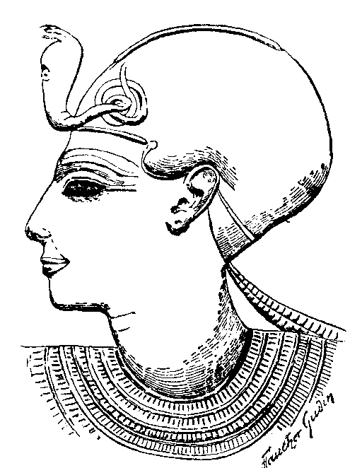 Fig 197.--Bas-relief head of Seti I. 