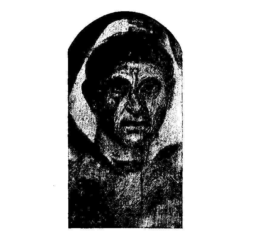 Fig 264.--Panel portrait from the Graeco-Roman Cemetery at Hawara,
now in the National Gallery, London. (Hawara, Biahmu, and Arsinoe,
W.M.F. Petrie, Plate X., page 10.) 