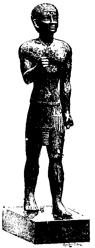 Fig 281.--Bronze statuette of one Mosû. 