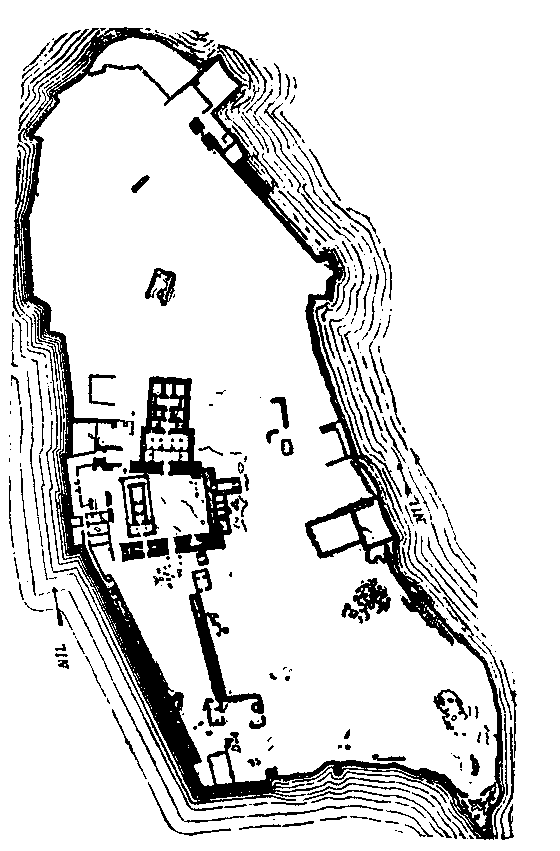 Fig 87.--Plan of the Isle of Philae. 