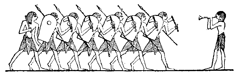 Fig 169.--From wall-scene in tomb of Horemheb. 