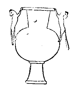 Fig 293.--Crater of precious metal. Wall-painting,
Eighteenth Dynasty. 