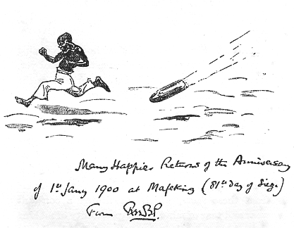 Sketch by Colonel Baden-Powell