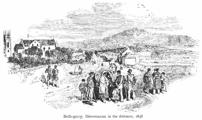 Ballingarry, Slievenamon in the distance, 1848