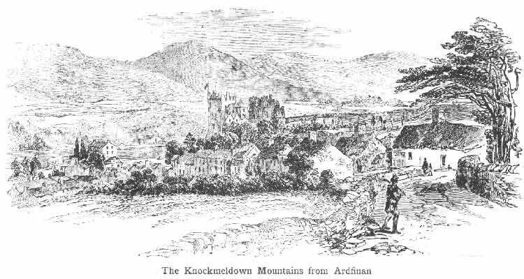 The Knockmeldown Mountains from Ardfinan